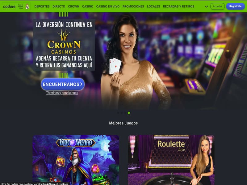 Игра Lightning Roulette в онлайн казино Codere - регистрация