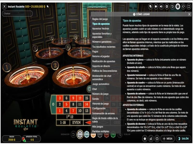 Jouez à la roulette instantanée en direct pour de l'argent réel