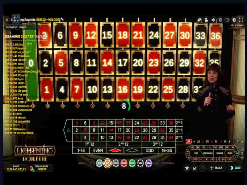 FairSpin Kripto Casino'da Lightning Roulette Evolution - Kayıt