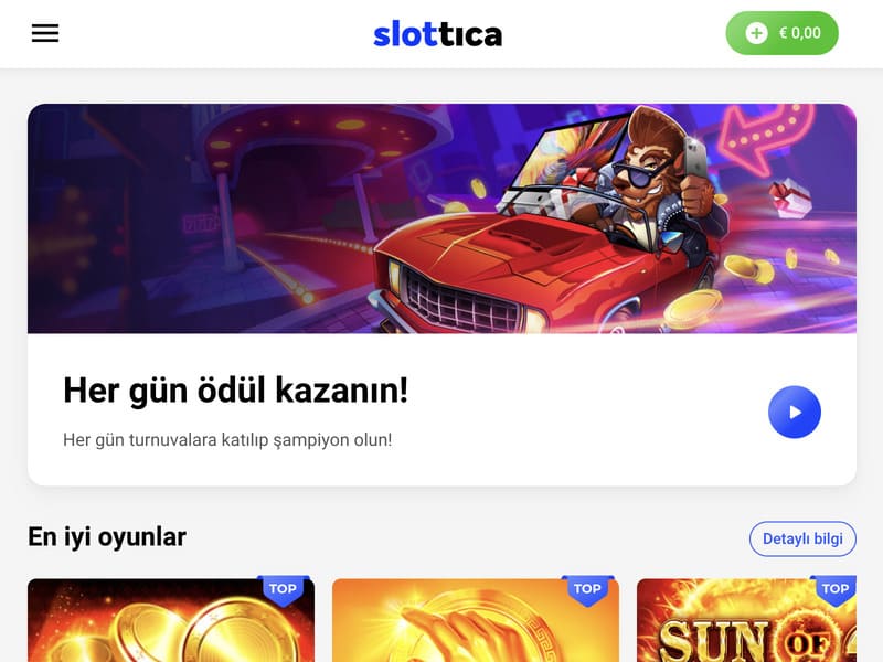 Slottica online casinoda Lightning Roulette oyunu - kayıt