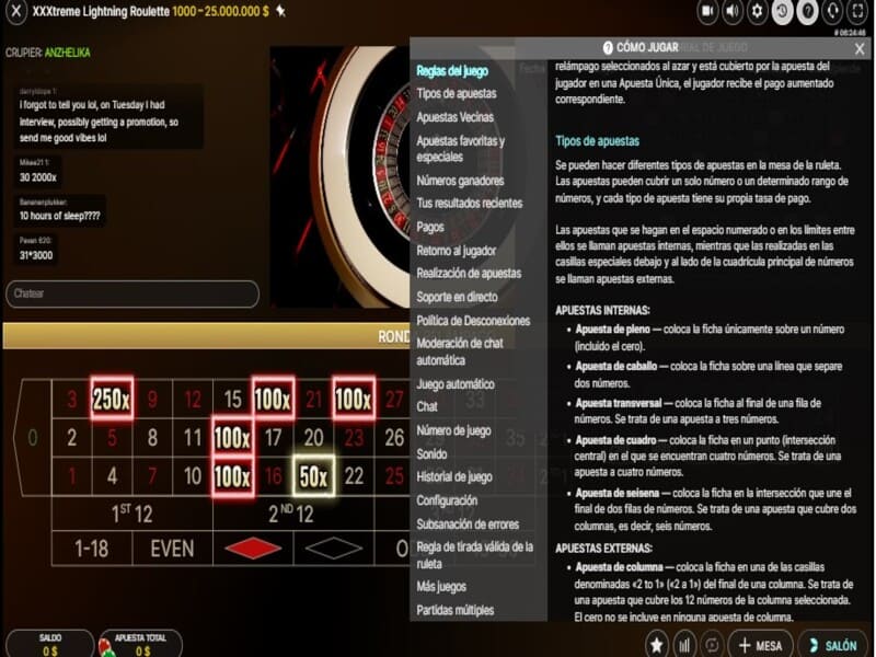 Jogar XXXTreme Lightning Roulette gratuitamente e com dinheiro real